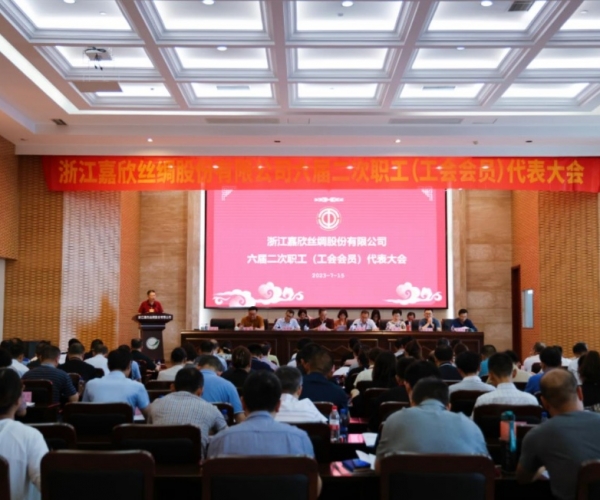 尊龙集团丝绸召开第六届二次职工（工会会员）代表大会